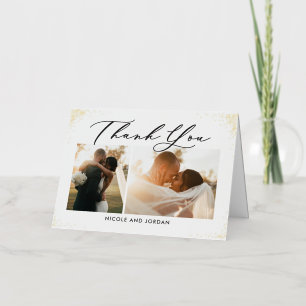 Dainty Sprinkles FOLIE Foto Hartelijk dank Folie Wenskaart