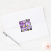 Dainty Violas ~ Birthday Sticker (Envelop)