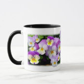 Dainty Violas ~ Ringer Mug (Gauche)