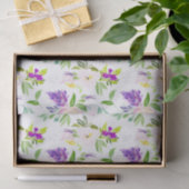 Dainty Waterverf Pioenrozen en Wisterias Pattern Tissuepapier (Geschenk)