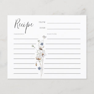 Dainty Wildflower Recipe Kaart