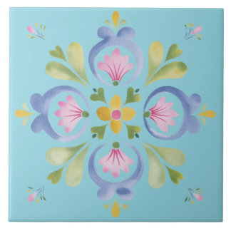 Dainty Yellow Flower Unique Tegeltje