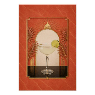 Daiquiri Art Deco Poster | Bar Kunst Perfect Poster