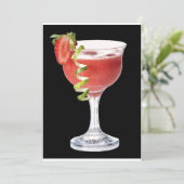 Daiquiri Party Invitation Kaart (Staand voorkant)