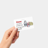 Dairy Allergy Badge - Customize Emergency Info (Manuel / portable)
