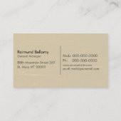 Dairy Boerderij Visitekaartje (Achterkant)