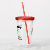 Dairy Food Allergie Cup Acryl Drinkbeker (Links)