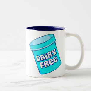 Dairy Free Ice Cream Vegan Tweekleurige Koffiemok