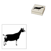 Dairy Goat Rubberstempel (Gestempeld)