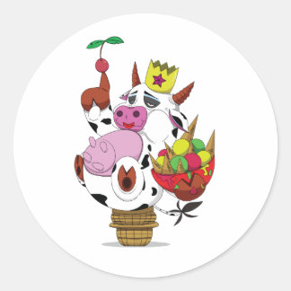 Dairy Queen Ronde Sticker