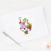 Dairy Queen Ronde Sticker (Envelop)