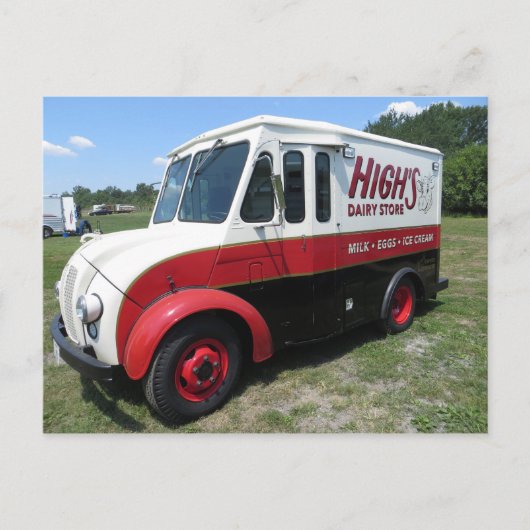 Dairy Truck Briefkaart (Voorkant)