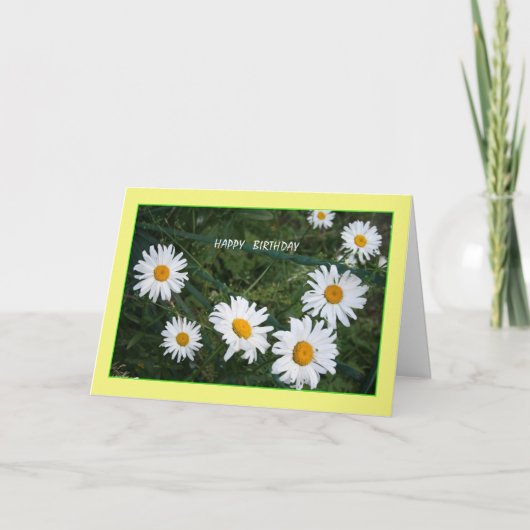 Daisées d'été Carte d'anniversaire (Devant)