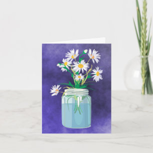 Daisées d'été Merci Carte de note