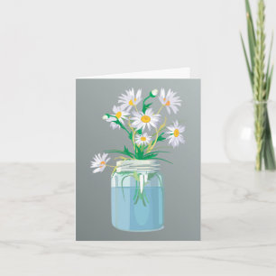 Daisées d'été Merci Carte de note