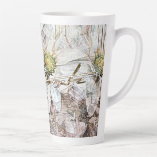 Daisées d'hiver Latte Mug