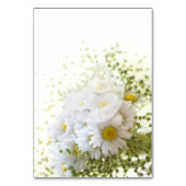 Daisées en Amour- Mariage Floral Numéro de table (Dos)