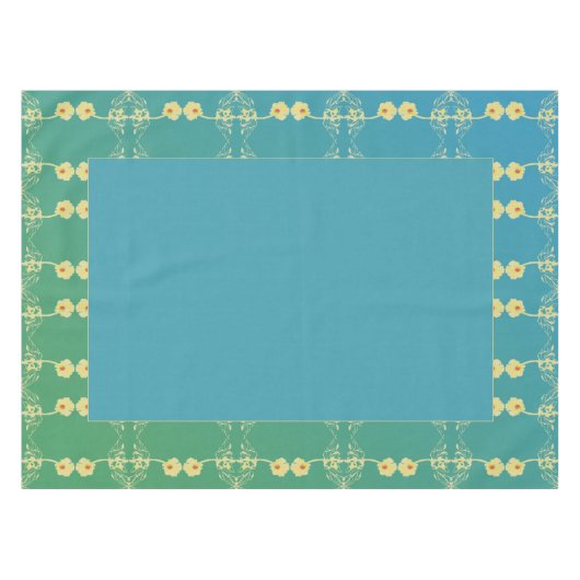 Daisées et nappes bleues (Devant (Horizontal))