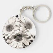 Daisies AcrylSleutelhanger Sleutelhanger (Achterkant)