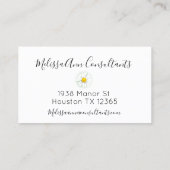 Daisies Afsprakenkaartje (Achterkant)