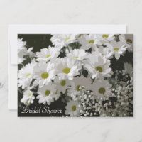 Daisies and Baby's Breath Invitation