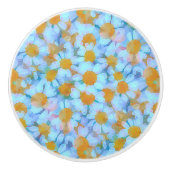 Daisies and Lace Keramische Knop (Voorkant)