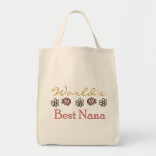 Daisies and Rozen Worlds Best Nana Tote Bag