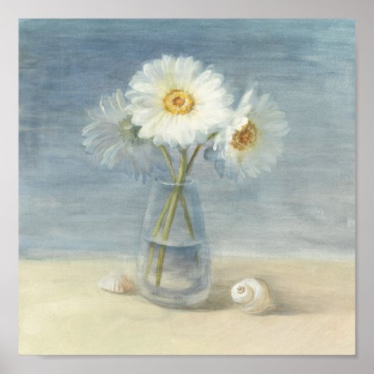 Daisies and Shells Poster (Voorkant)