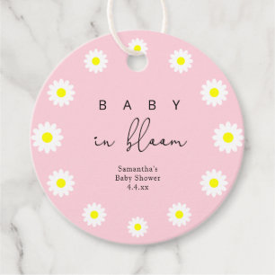 Daisies - Baby in-bloom-labels Bedankjes Labels