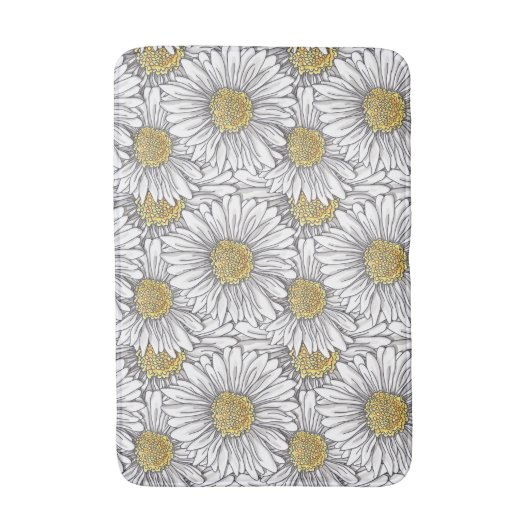 Daisies Badmat (Voorkant Verticaal)