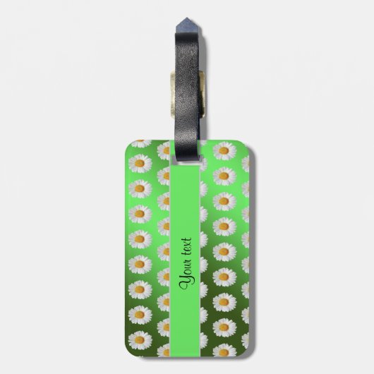 Daisies Bagagelabel (Achterkant verticaal)