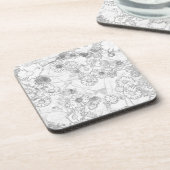 Daisies Bier Onderzetter (Linkerzijde)