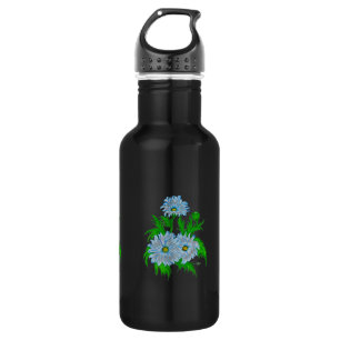 Daisies bloemen waterfles