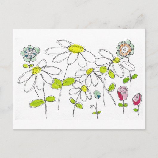Daisies Briefkaart (Voorkant)