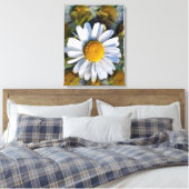 DAISIES CANVAS AFDRUK (Insitu (Slaapkamer))