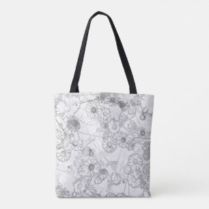 Daisies Canvas tas