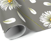 Daisies-chic-patroon Cadeaupapier (Rol Hoek)