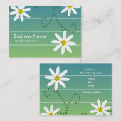 Daisies Chubby Cartes de visite (Devant / Derrière)