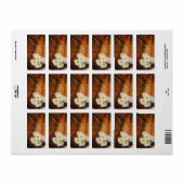 Daisies Cowboy Boots bruiloft Dank je wel Etiket (Full Sheet)