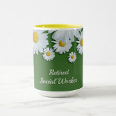 Daisies Design, sociale werker in ruste Mok (Midden)