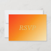 Daisies d'été Mariage Carte RSVP (Dos)