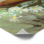 Daisies draaien omhoog poster (Hoek)