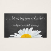 Daisies, Écriture Blanche & Tableau Noir | Billets (Devant)