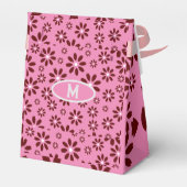 Daisies Eenvoudig Stijlvol Modern Bedankdoosjes (Achterkant)