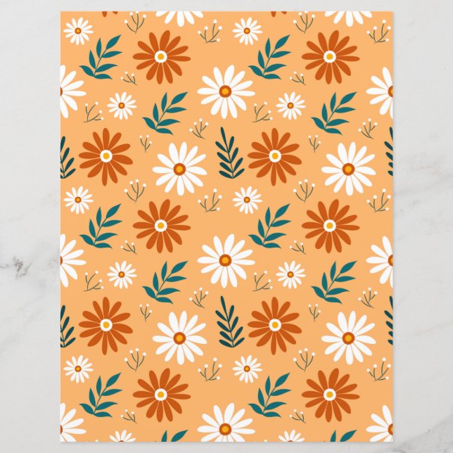 Daisies en bladeren (Voorkant)