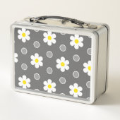Daisies en Gray and White Polka Dots (Achterkant)