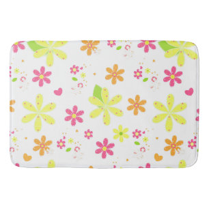 Daisies en Polka Dots Badmat