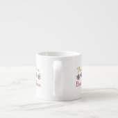 Daisies en Rozen 's werelds beste oma cadeaus Espresso Kop (Achterkant)