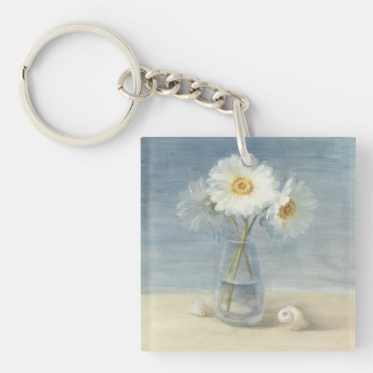 Daisies en Shells Sleutelhanger (Voorkant)