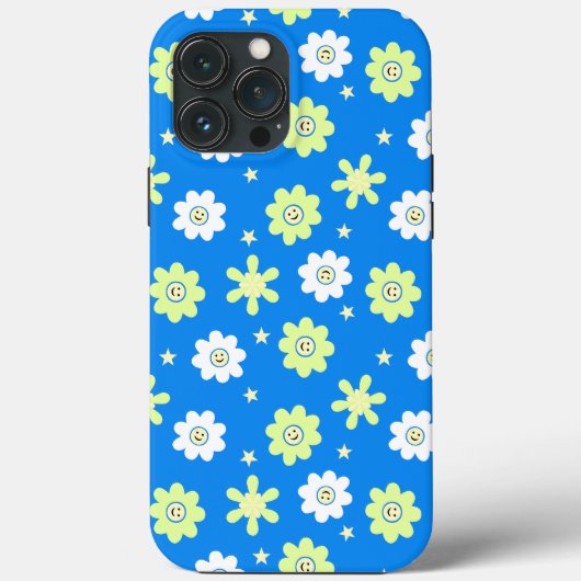 Daisies en sterren Case-Mate iPhone case (Achterkant)